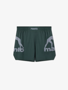 MANTO LOGO DUAL FIGHT SHORTS-green